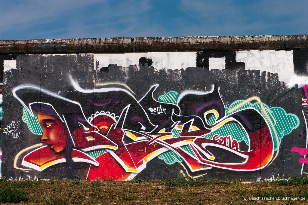 Murals auf der ehemaligen Berliner Mauer