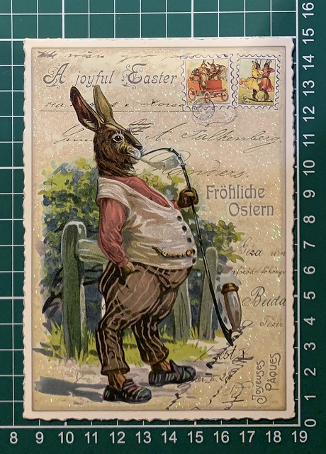 Postcard: A Joyful Easter (Rabbit with a Pipe) {Edition Tausendschön PK 683} [N/A]