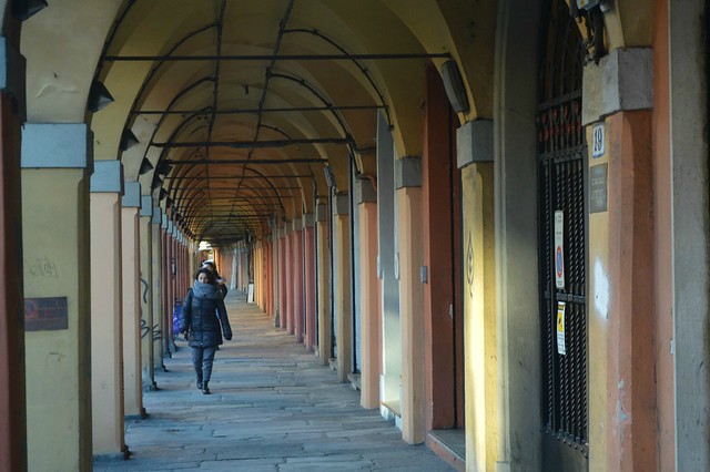 Bologna, il Portico degli Alemanni, costruito fra il 1619 e il 1631