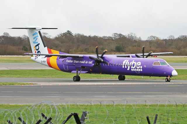 G-PRPI 2 Bombardier Dash 8Q-402 FlyBe Airlines MAN 10FEB20