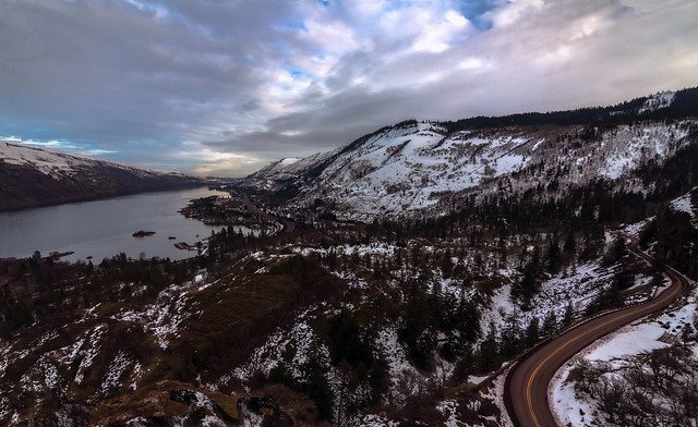 Winter View from Rowena Crest