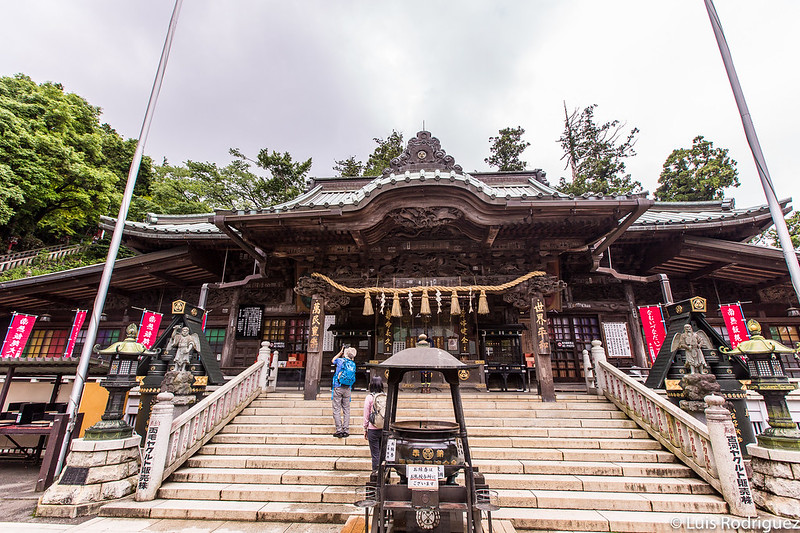 Salón principal del templo Yakuo-in, en plena subida al monte Takao