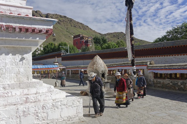Pilgrims at Tashilhunpo Monastery, Tibet 2019