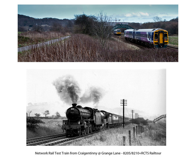 Network Rail Test Train from Craigentinny @ Grange Lane - 8205/8210+RCTS Railtour