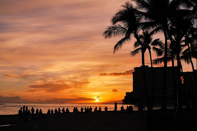 Waikiki sunset, another evening