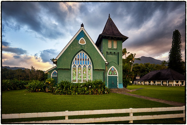 Waioli Huiia Church, Hanalei, Kauai.