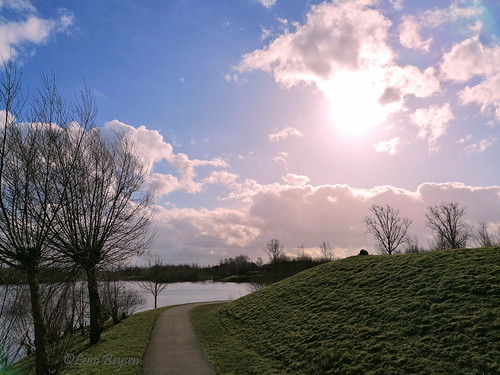 wasser water clouds landscape outdoor path sky reflection limburgslandschap maaseik limburg belgië amateurphotography