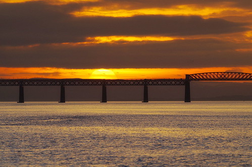 ericrobbniven scotland sunset rivertay landscape cycling winterspring dundee newport