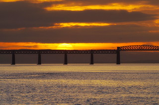 The river Tay and the Tay bridge