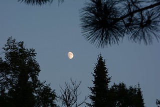 Moon at Clearwater Lake