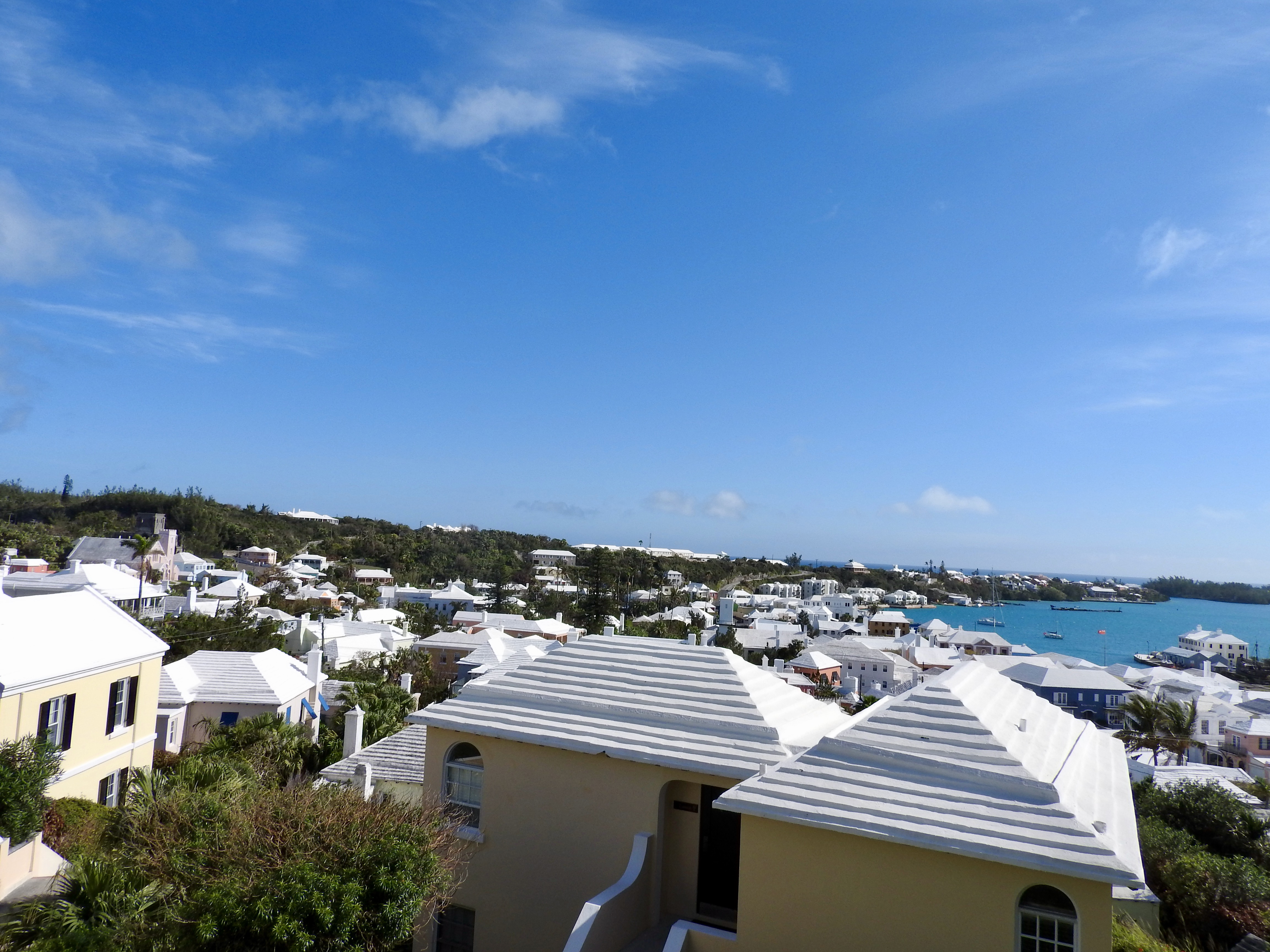 Walking through St. George's, Bermuda