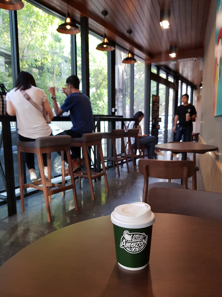亞馬遜拿铁 Amazon Latte 50Bht @ Cafe Amazon at Pietra Hotel, Bangkok Thailand