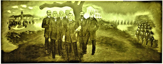 Post office  Mural 'Meeting of Original Directors of Clemson College', by John Carrol c.1935 NARA 121-CMS-5A-10