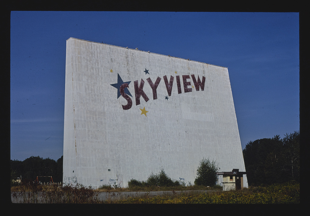 Skyview Drive-in Theater, Route 28, Brockton, Massachusetts (LOC)