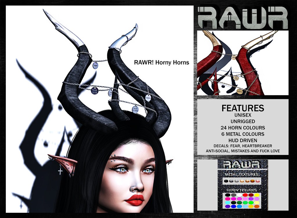 RAWR! Horny Horns @Shiny Shabby