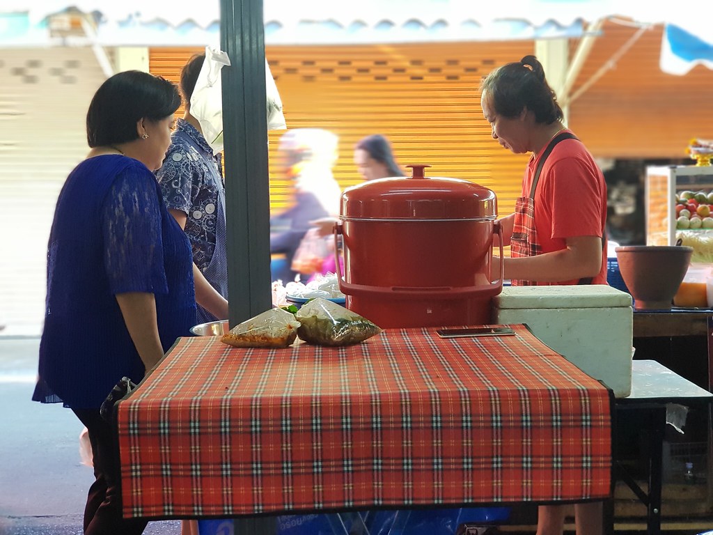 Thai Salad and Fish stall @ KafeSud in Muang Thai - Phatra morning Market, Bangkok Thailand