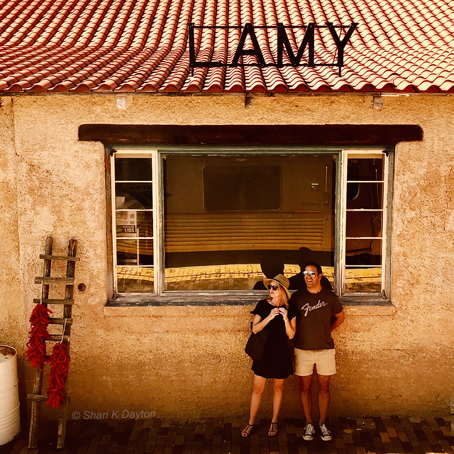 The Couple at the Depot - Lamy, New Mexico
