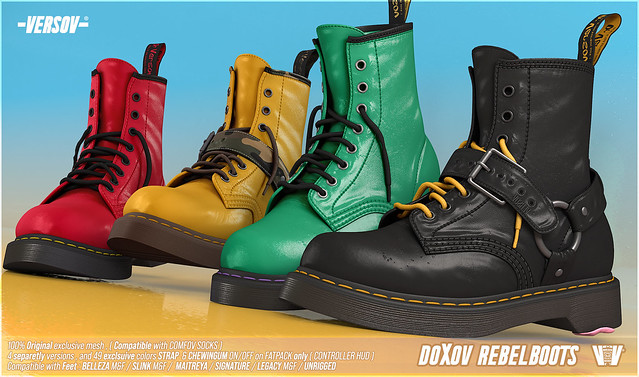 [ Versov] DOXOV BOOTS available at Kustom9