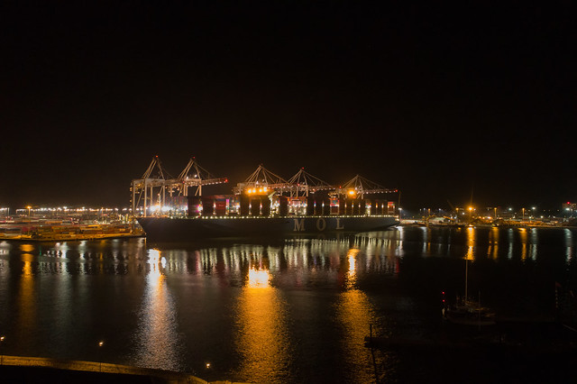 Southampton docks.