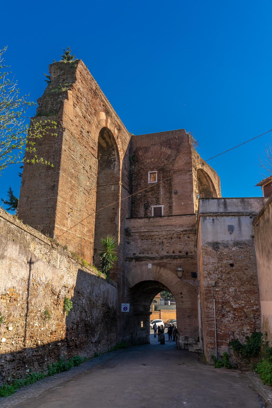 Arch of Dolabella and Silanus (Arcus Dolabellae et Silani), Caelian Hill, Rome, Italy