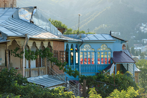 tbilisi georgia dzveli old house vine veranda balcony tr