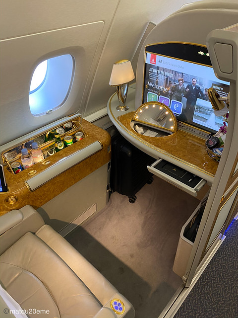 First class on A380 / Emirates