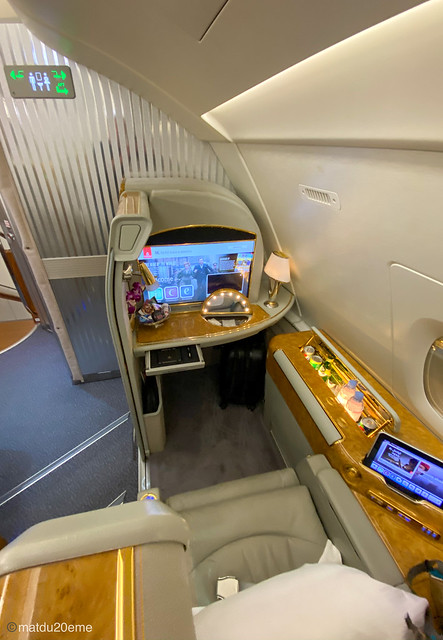First class on A380 / Emirates