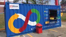 SC Johnson and Molecoola sponsor recycling centres