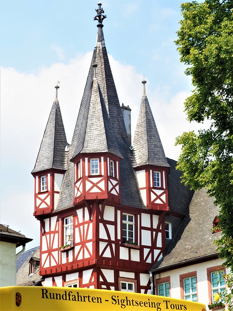 Tower of Siegfried's Music Cabinet in Ruedesheim on the River Rhine, Germany - Museum and Old Castle