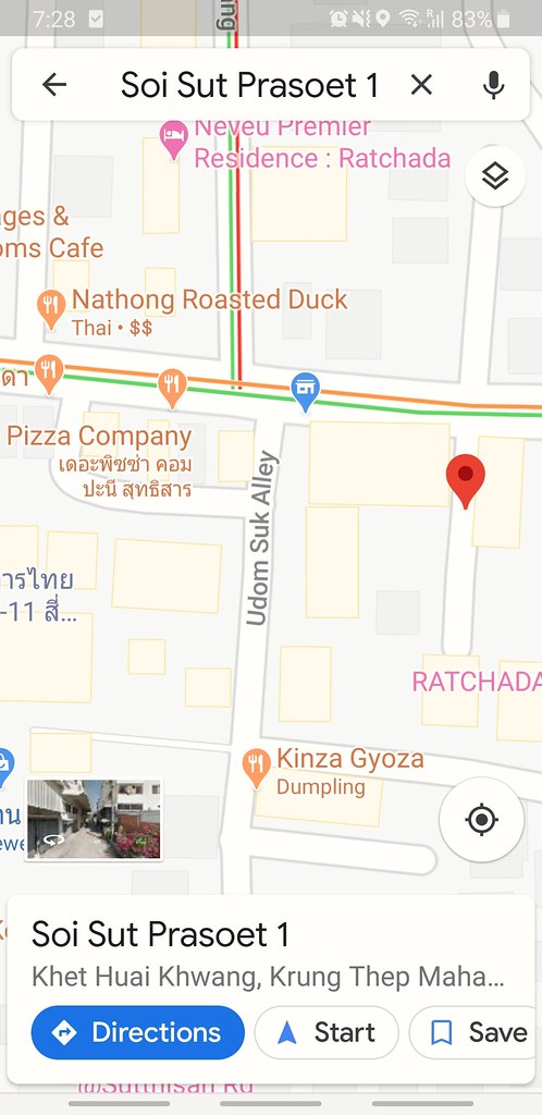 猪肉杂粿汁 Pork Kway Chap 50Bht @ Soi Sut Prasoet 1 Kway Chap stall in Huai Kwang (Exit 3 Satthisan MRT station turn right road side stall outsise No 1342 7/11), Bangkok Thailand