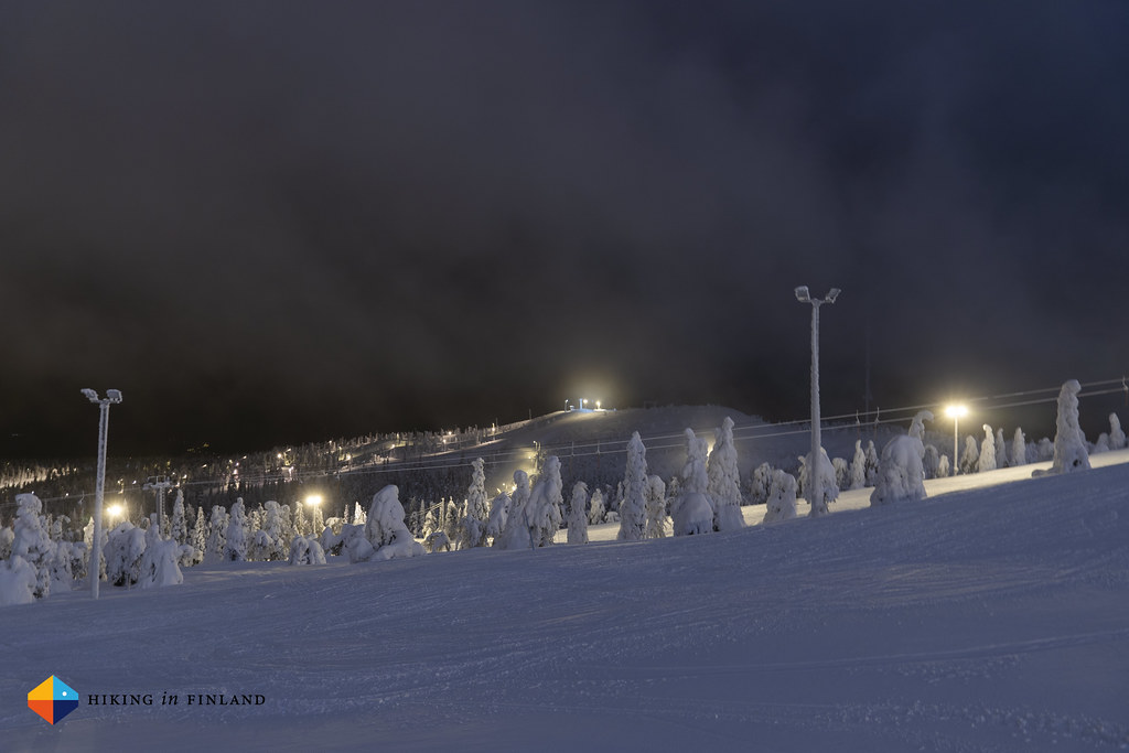 Night on the slopes
