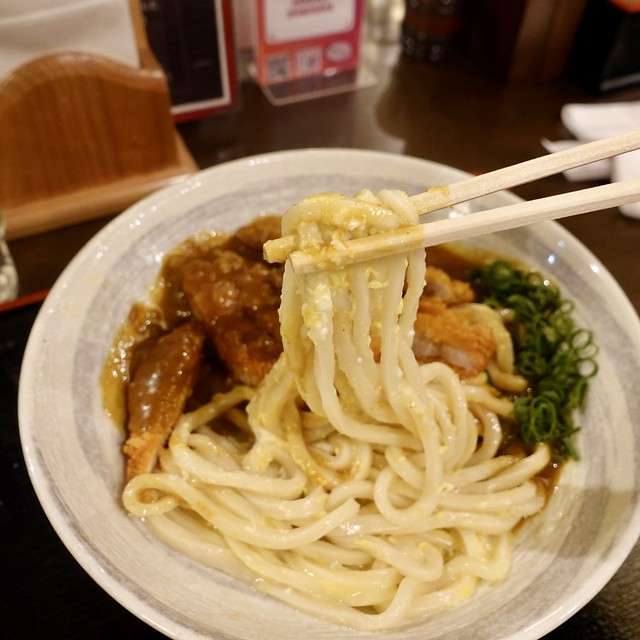 カツカレーうどん Cutlet curry udon ¥1150