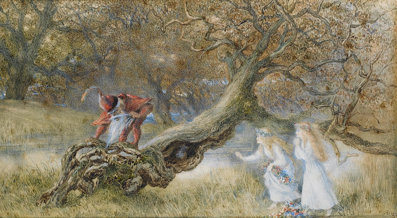 Richard Doyle - Snow White and Rose Red, 1877