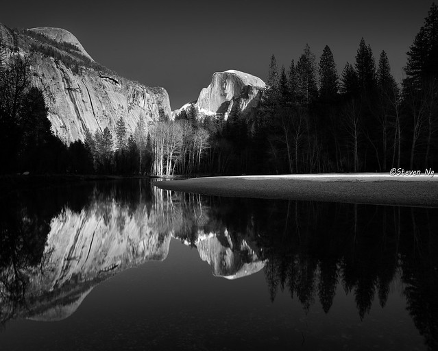 Half Dome reflections. Yosemite