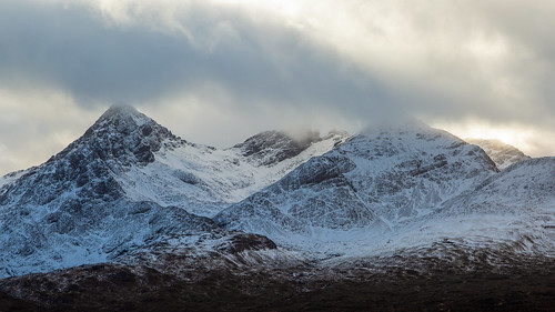 mountain munro sgùrrnangillean isleofskye scotland blackcuillin gabbro 12february2020 cuillins