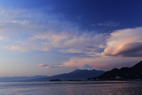nature landscape fuji shizuoka japan uchiura numazu sea sky
