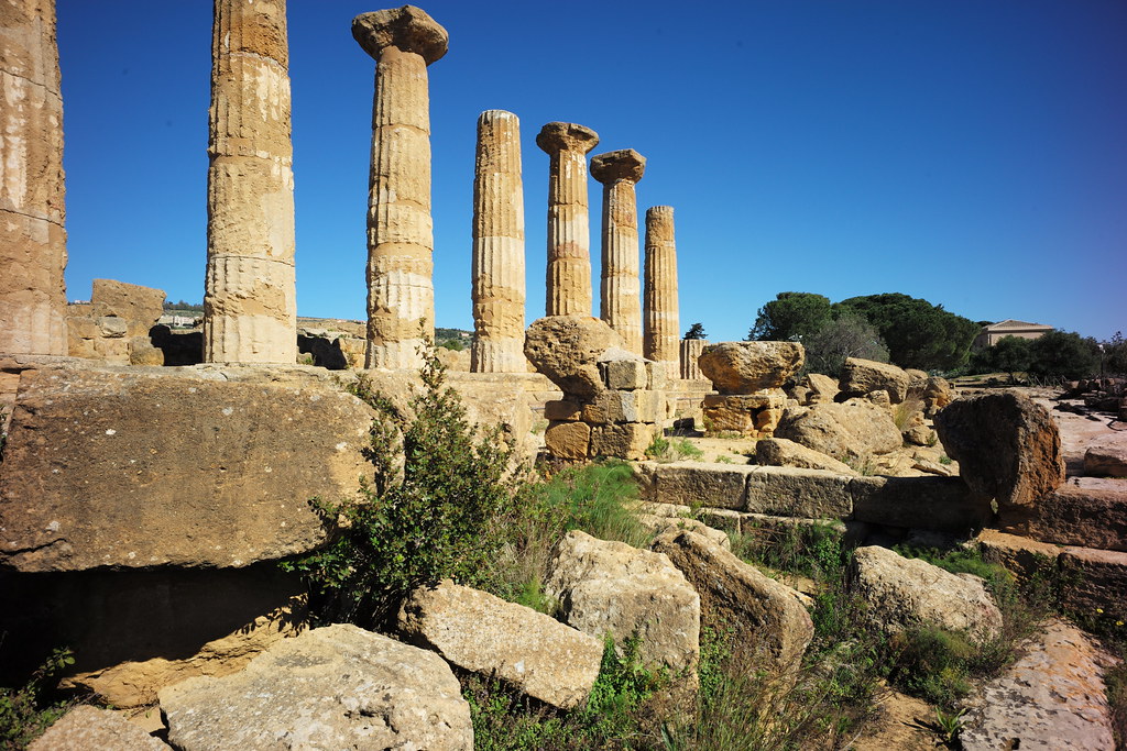 Agrigento - Sicily, Italy, Sicily, Italy: Temple of Hercule…