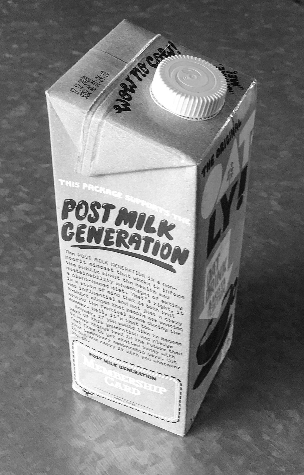 Post milk generation