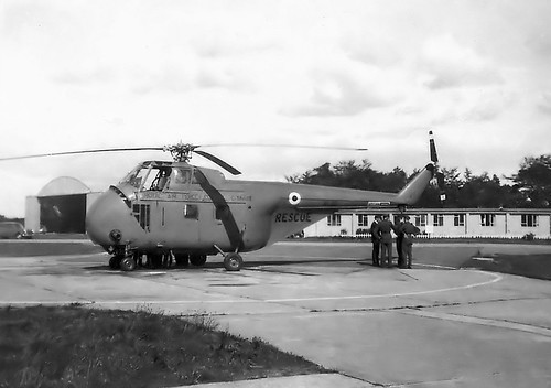 Westland Whirlwind XL112 at RAF Leuchars 1962