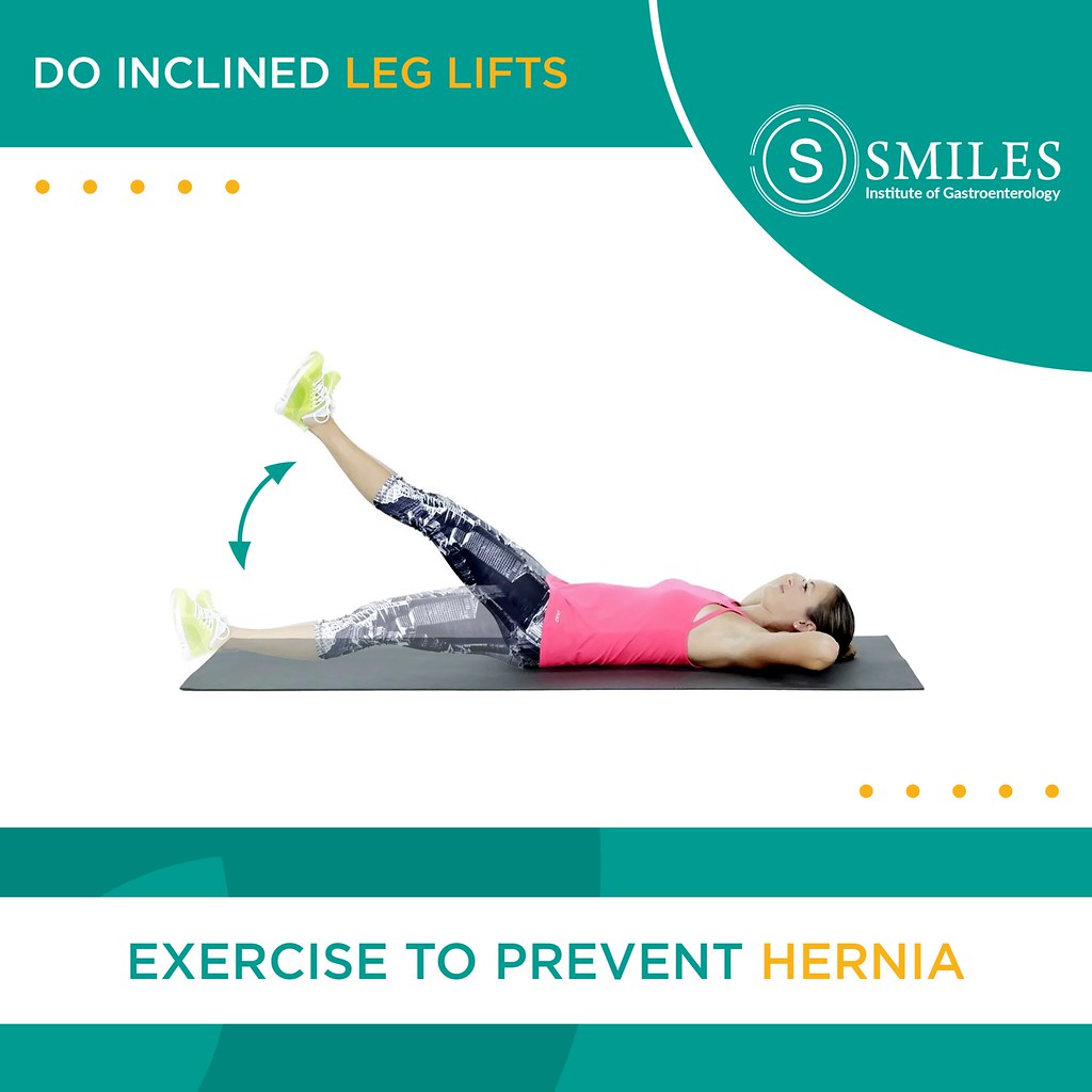 Inclined Leg Lifts to Prevent Hernia - SMILES Bangalore