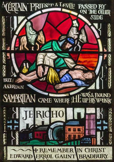 Chesterfield, St Mary & All Saints' church, window detail