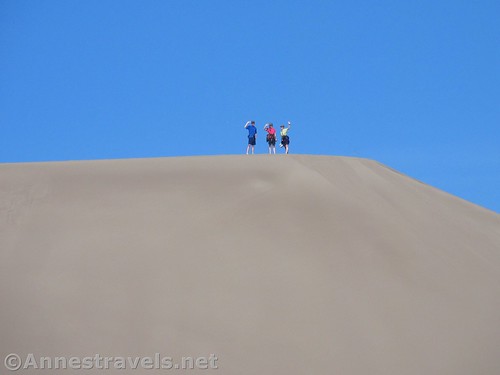 At the top of Star Dune, Great Sand Dunes National Park, Colorado
