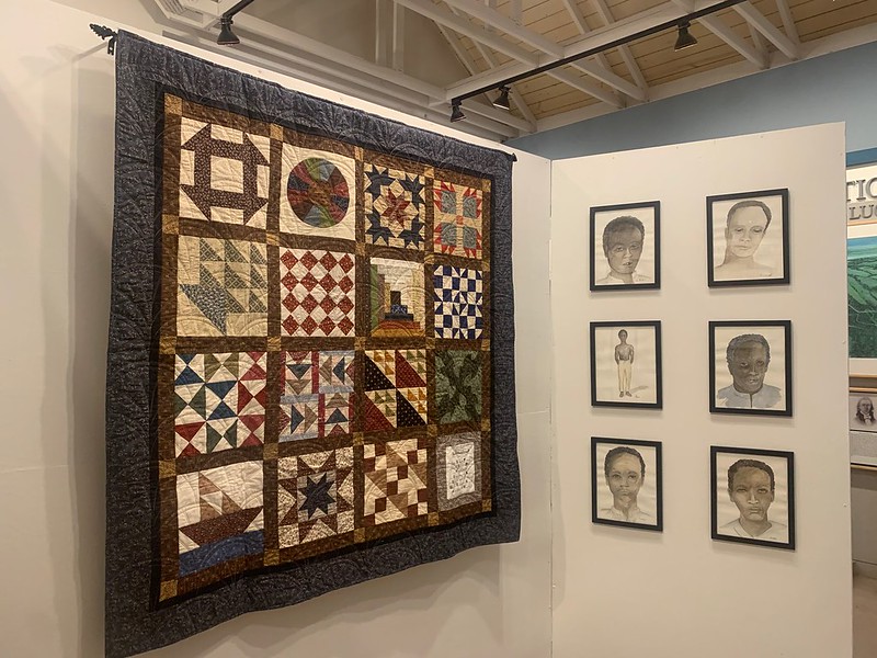 Sample Quilt with symbols that possessed special messages to runaway slaves
