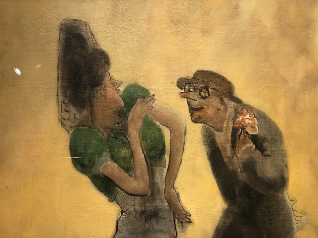 Detalle de una de las obras costumbristas de Evaristo Valle (Fundación Museo Evaristo Valle, Gijón)