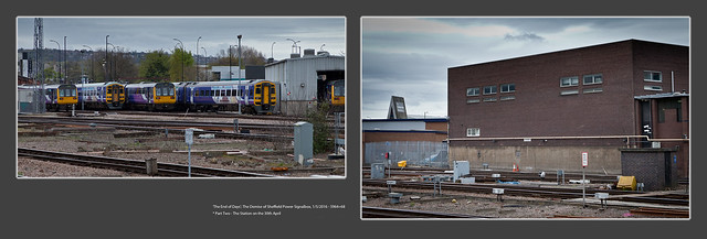 'The End of Days'; The Demise of Sheffield Power Signalbox, 1/5/2016 - 5964+68