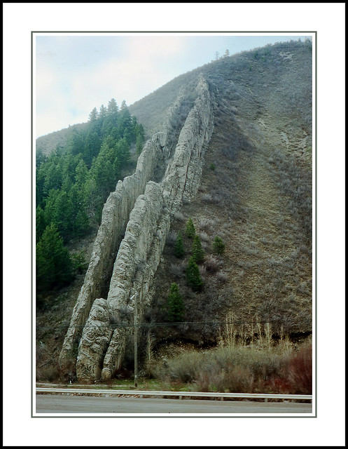 Devil's Slide in Utah's Weber Canyon - 1969