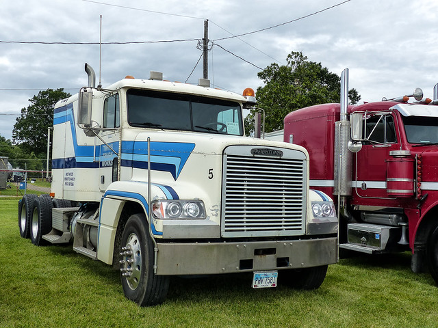 Twins Truck Works' Freightliner Conventional Semi Tractor