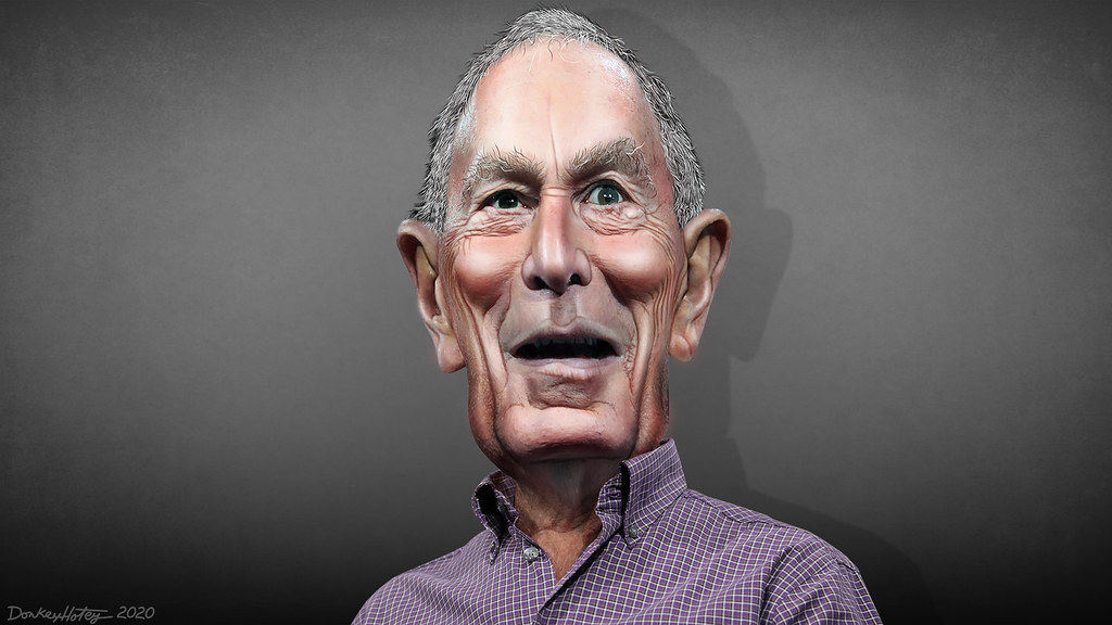 Michael Bloomberg - Caricature