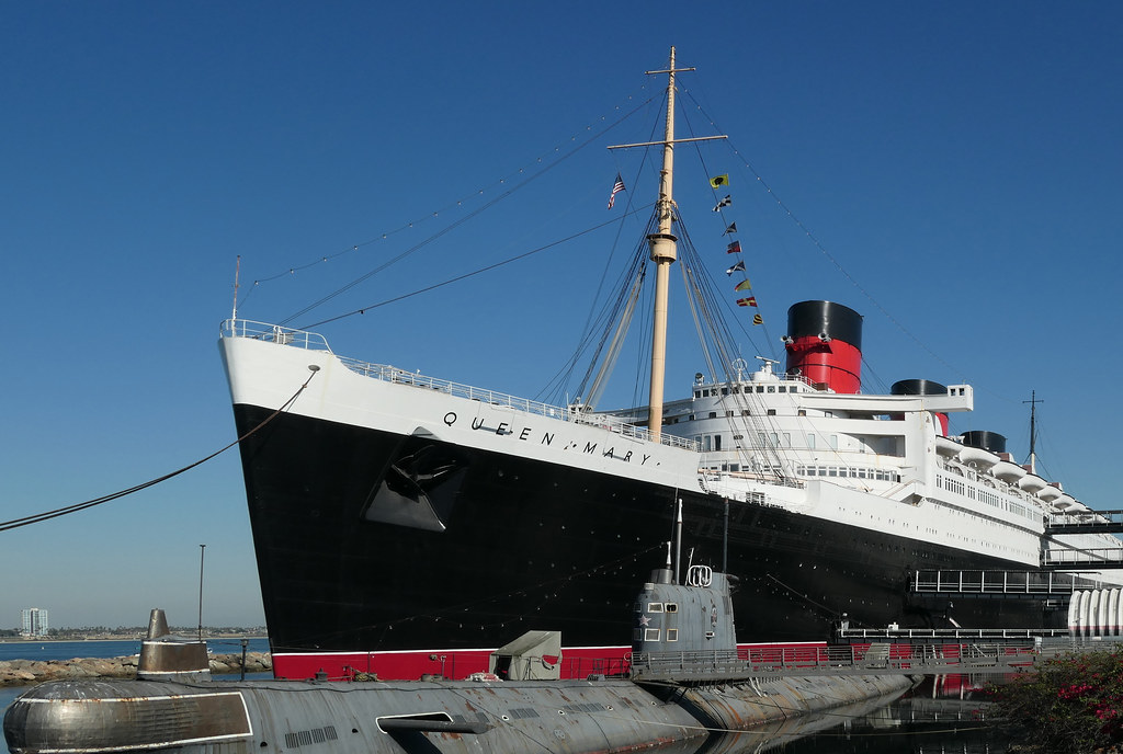 Queen Mary. Long Beach. | Even larger than the Titanic and j… | Flickr