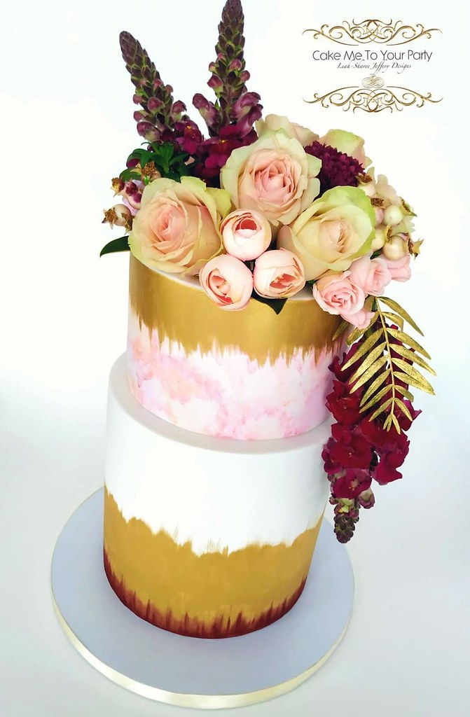 21st Floral & Watercolour Birthday Cake. | Swenisha's 21st c… | Flickr